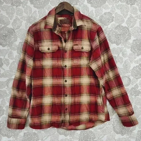 Orvis Flannel Button down Long sleeve Men's Jacket Size M  3350 ct - Picture 1 of 7